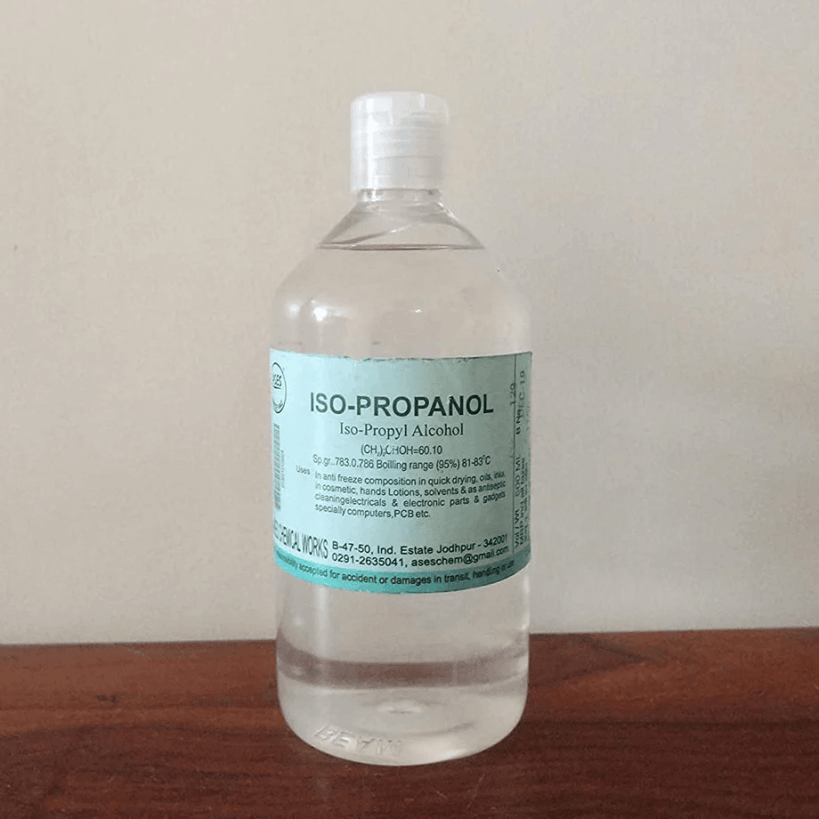 sopropyl Alcohol (Rubbing Alcohol)